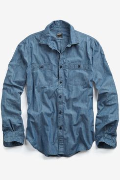 Todd Snyder Japanese Chambray Work Shirt - Indigo