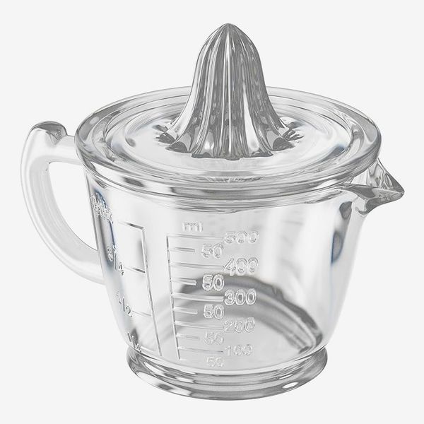 CuttleLab Two-Cup Glass Citrus Juicer