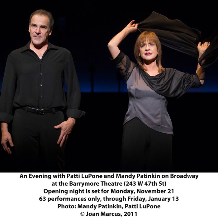 An Evening with Patti Lupone an Mandy Patinkin