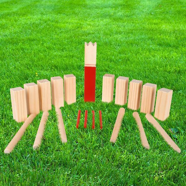 Hey! Play! Viking Chess Lawn Game Kubb