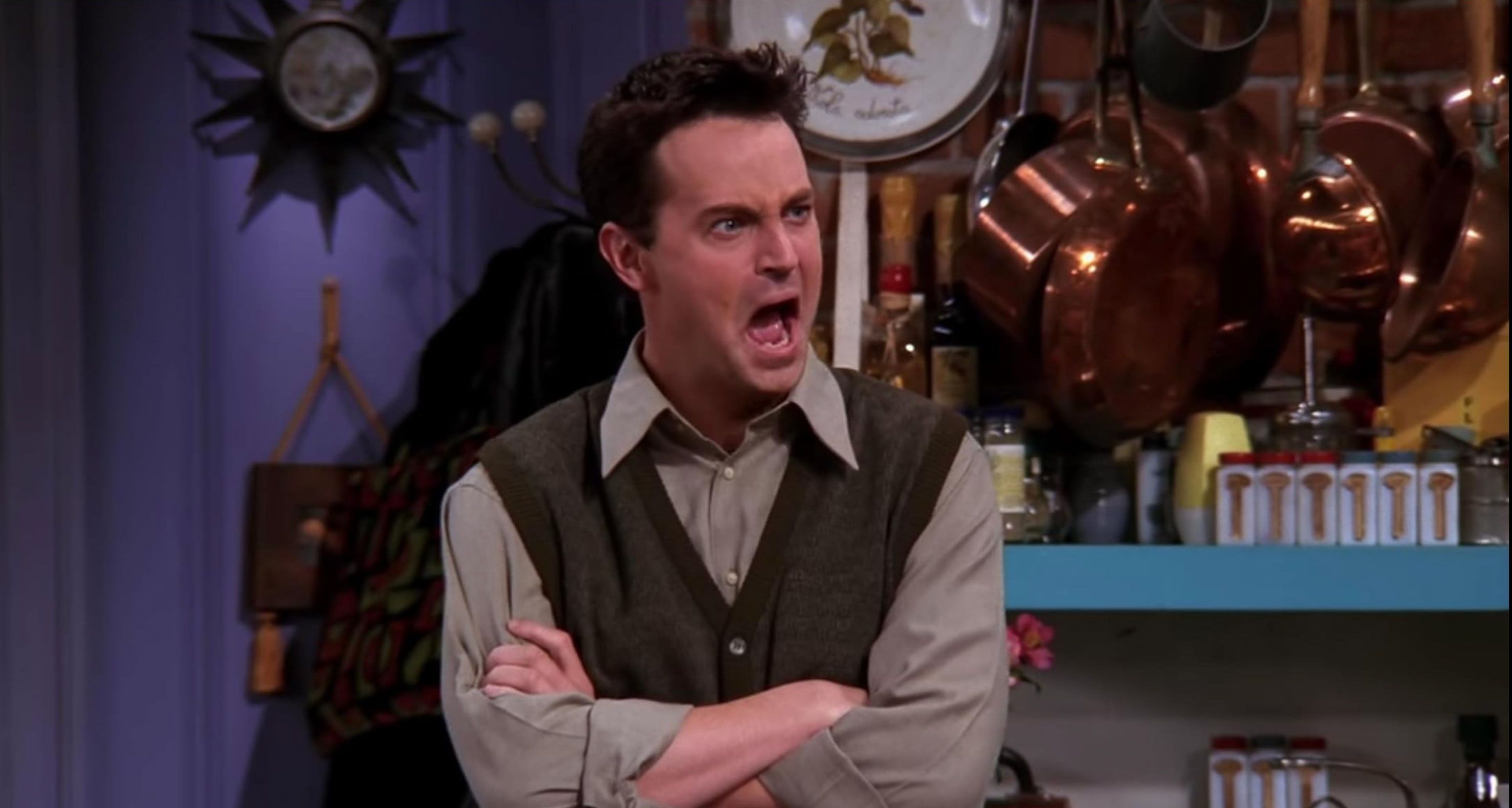 New trending GIF tagged friends reading chandler bing…