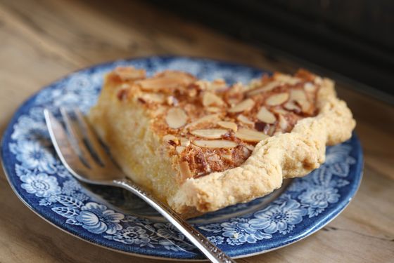 Toasted almond chess pie.