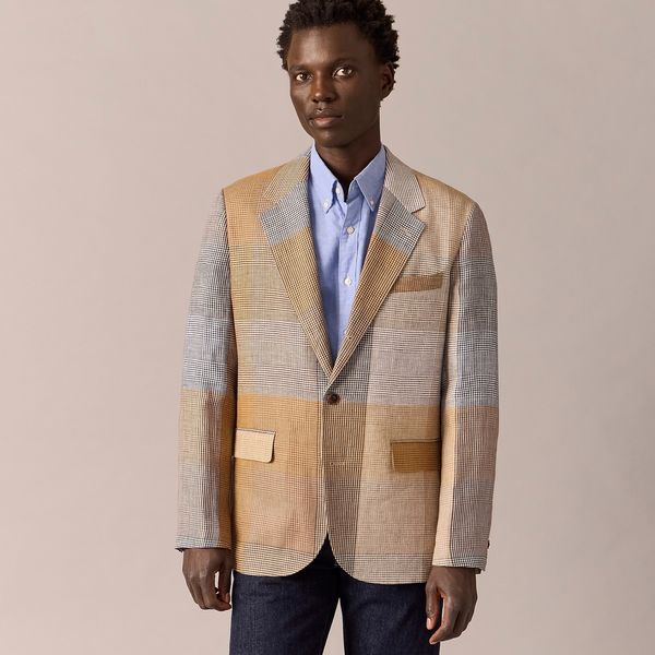 J.Crew Kenmare Relaxed-Fit Blazer in Linen Twill