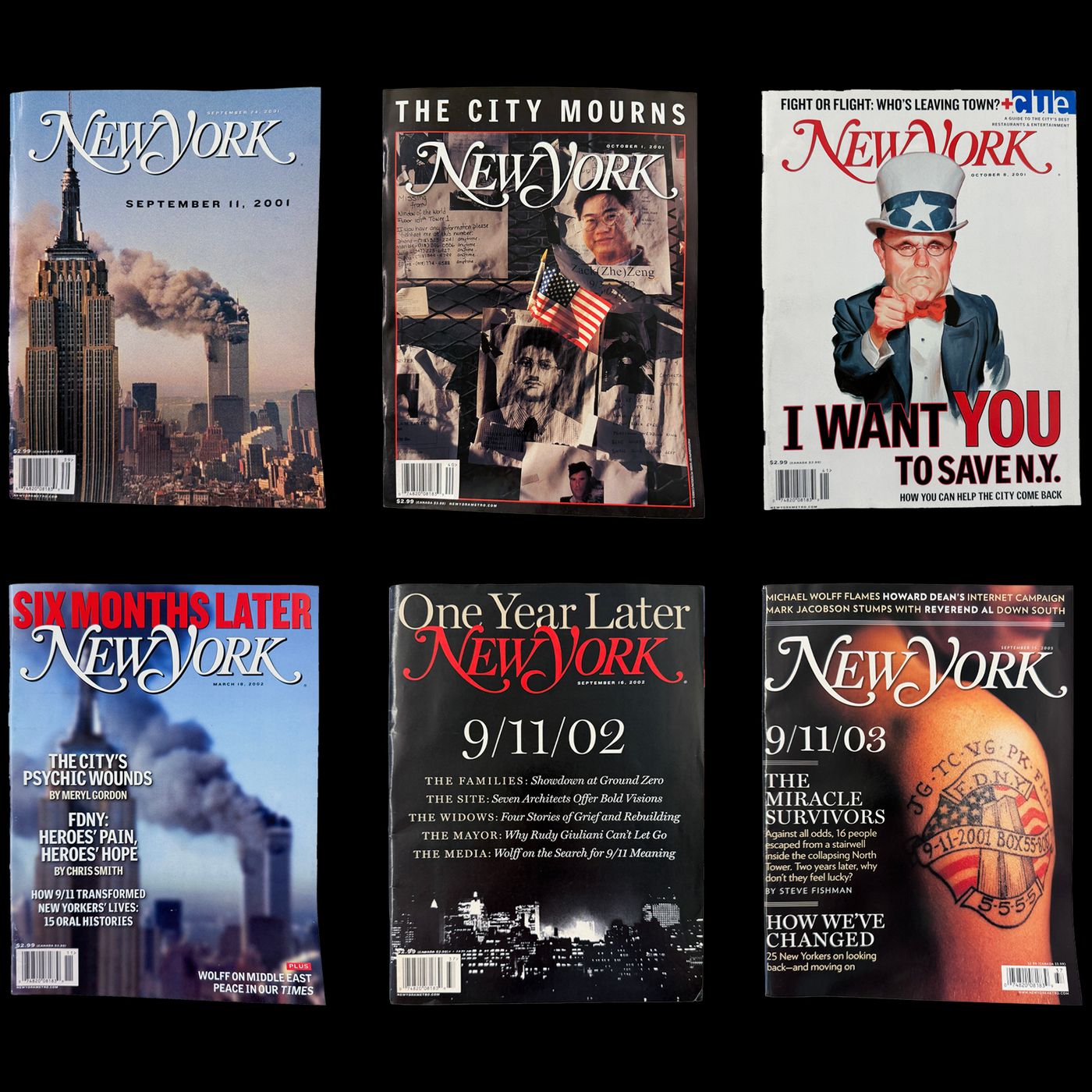 A Look Back at 25 Years of New York's Coverage of 9/11