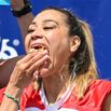 Professional Eaters Compete In Nathan's Annual Hot Dog Eating Contest