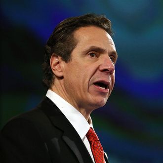 New York State Governor Andrew Cuomo gives fourth State of the State address on January 8, 2014 in Albany, New York. Among other issues touched on at the afternoon speech in the state's capital was the legalization of medical marijuana, and New York's continued economic recovery. Cuomo has been discussed as a possible Democratic candidate for the 2016 presidential race.