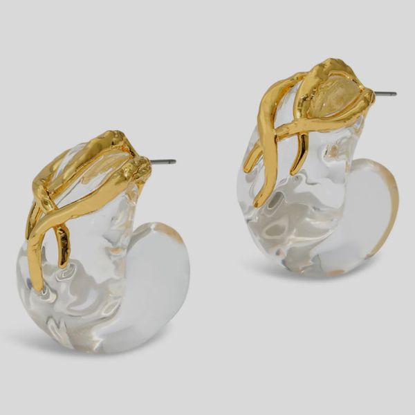 Alexis Bittar Liquid Vine Lucite® Small Hoop Earrings Alexis Bittar