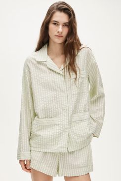 J.Crew Seersucker Pajama Short Set