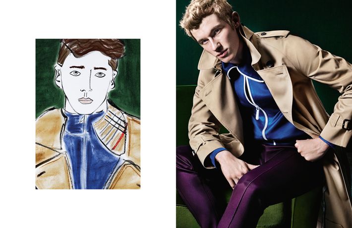 See Mario Testino Riff on Whimsical Burberry Art