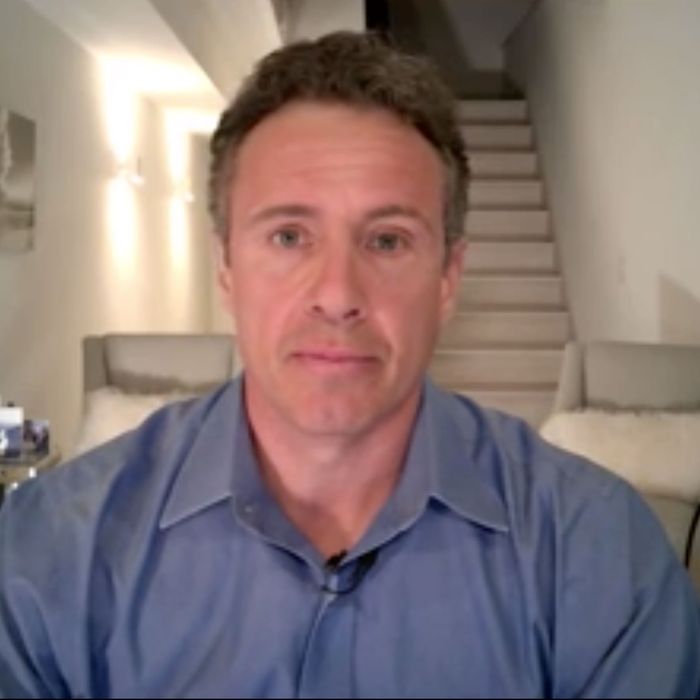 Chris Cuomo Airs Dramatic, and Dramatized, Basement Exit