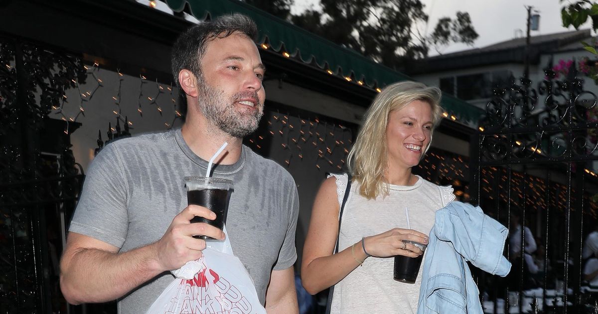 Ben Affleck and Lindsay Shookus Love Iced Coffee