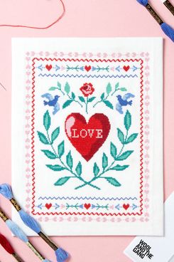Wool and the Gang Love Cross Stitch Kit