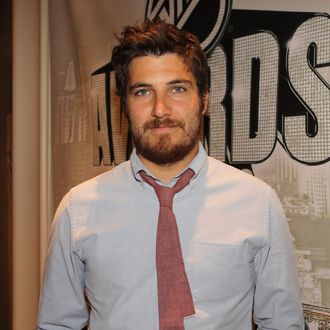 Actor Adam Pally arrives before the 2012 NHL Awards at the Encore Theater at the Wynn Las Vegas on June 20, 2012 in Las Vegas, Nevada. 