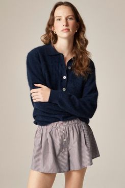 J.Crew Boxer Short in Striped Cotton Poplin