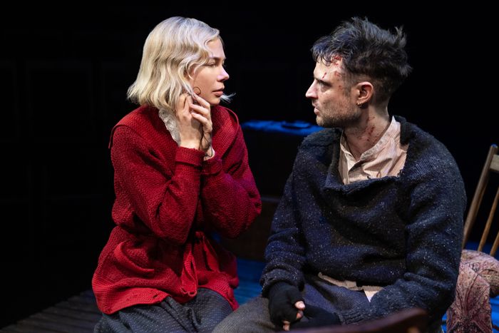 Michelle Williams and Tom Sturridge in Anna Christie at St. Ann’s Warehouse.