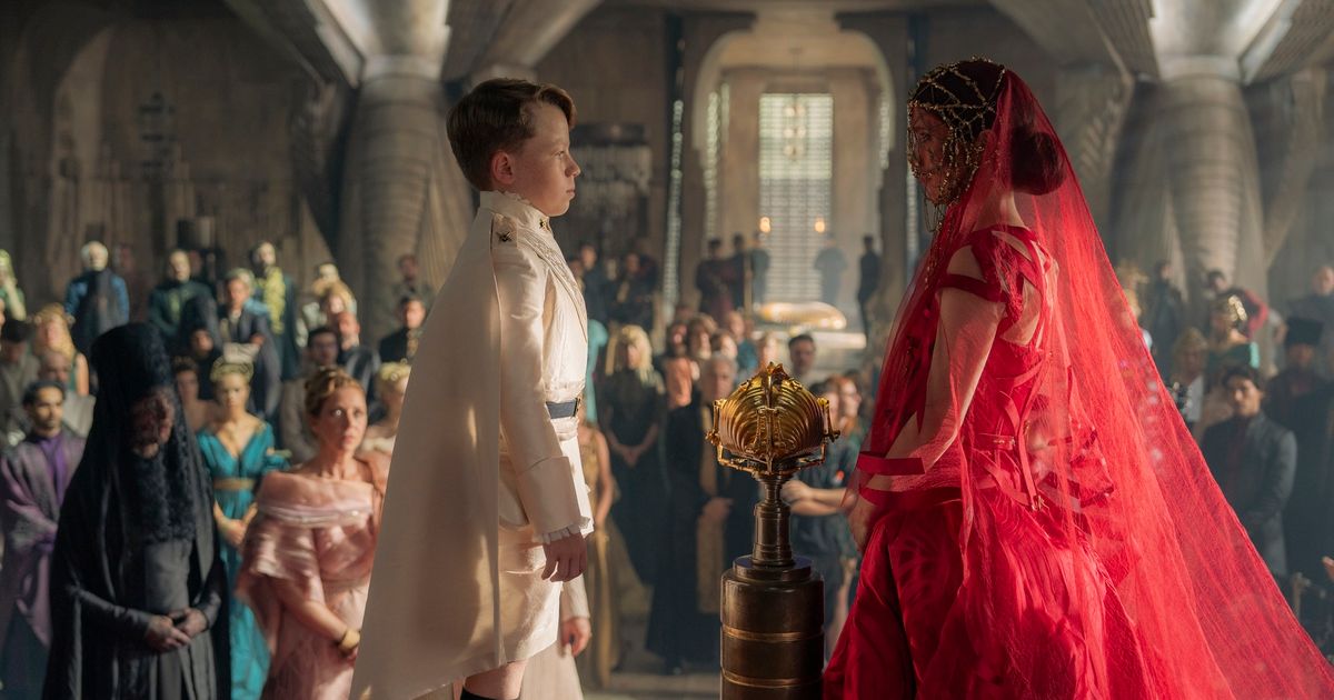 dune prophecy red dress Dune: Prophecy Premiere Recap: 10,000 Years Before Chalamet
