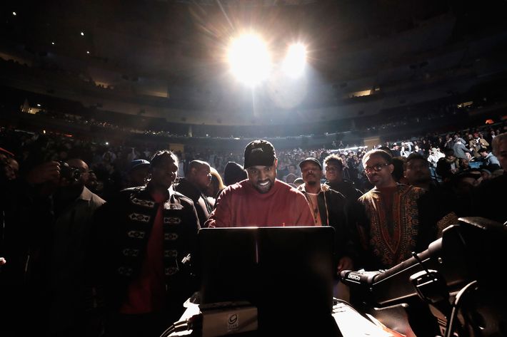 yeezy madison square garden