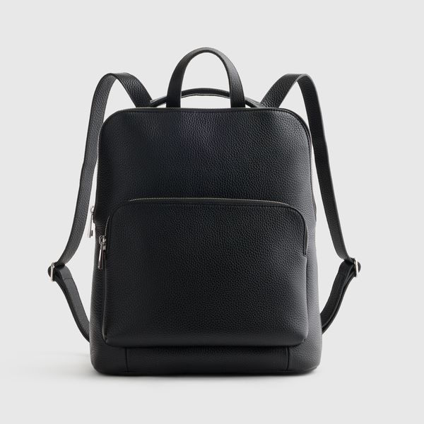 Quince Italian Leather Convertible Backpack