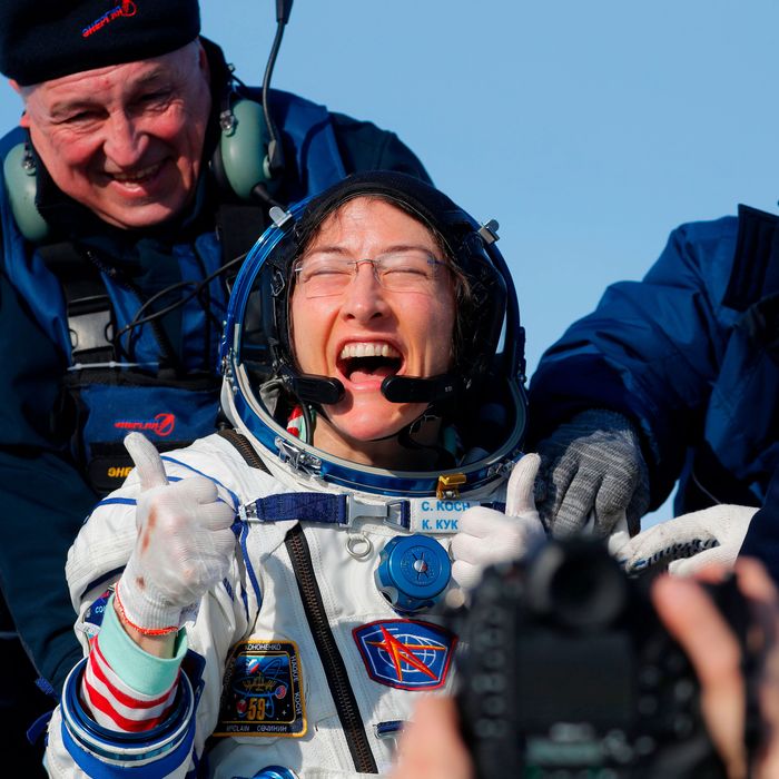 Christina Koch Returns To Earth After Milestone Spaceflight