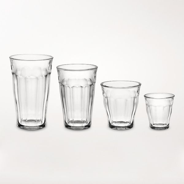 Duralex Assorted Set Picardie Glass Tumblers