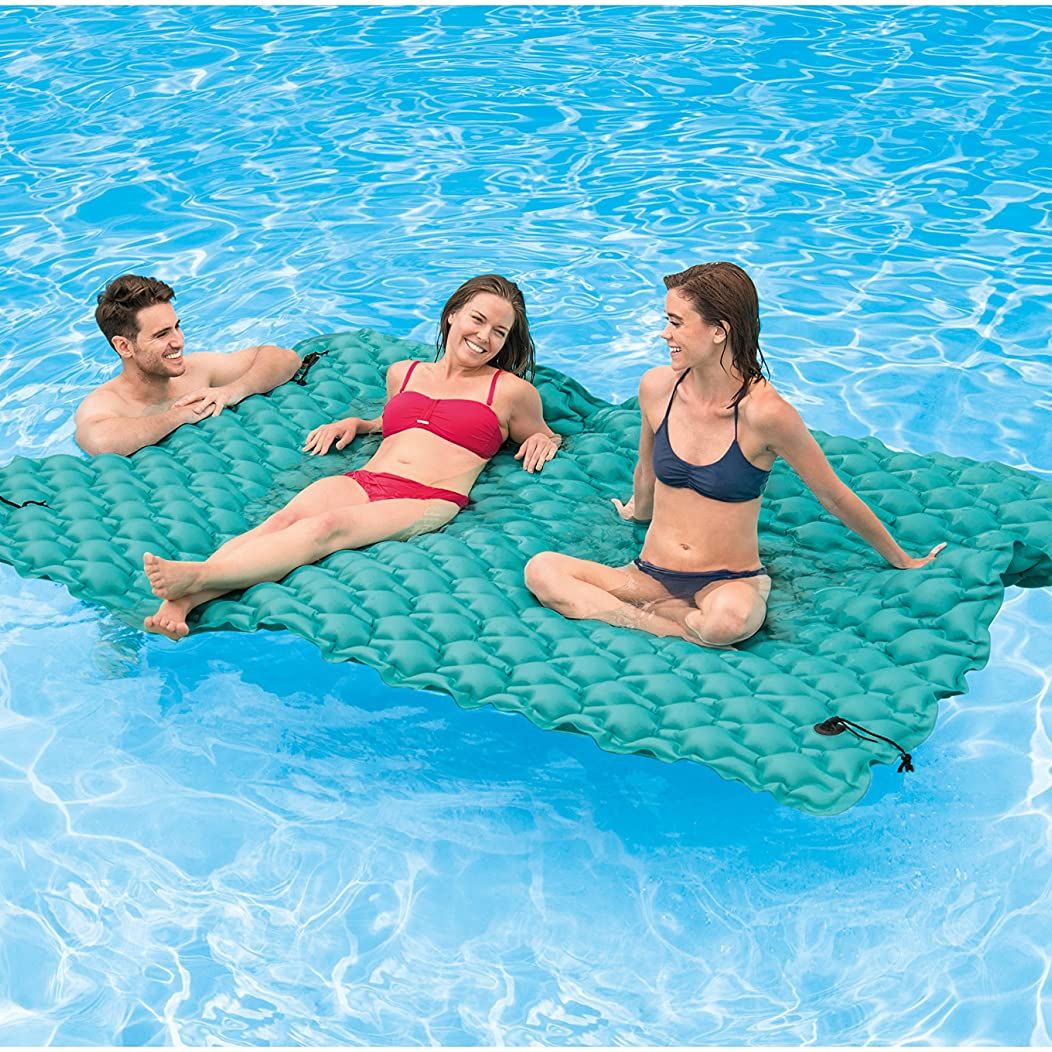 Air Mattress Pool Chic Durable and Comfortable with Cushion 