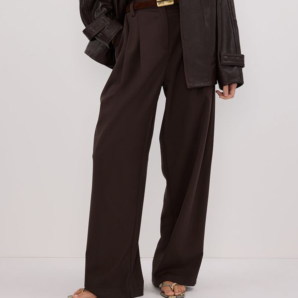 Dissh Eden Bitter Choc Tailored Pant