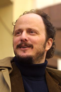 PRAGUE, CZECH REPUBLIC - APRIL 8:  American writer Jeffrey Eugenides walks April 8, 2003 in Prague, Czech Republic. Euginedes won the Pulitzer Prize April 7, 2003 for fiction for his novel "Middlesex." He is in Prague for the Prague Writer's Festival.  (Photo by Sean Gallup/Getty Images)