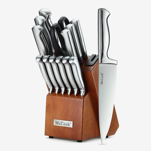 McCook 15-Piece Stainless-Steel Knife Set