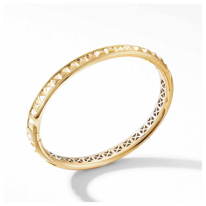Modern Renaissance Pyramid Bracelet in 18K Yellow Gold