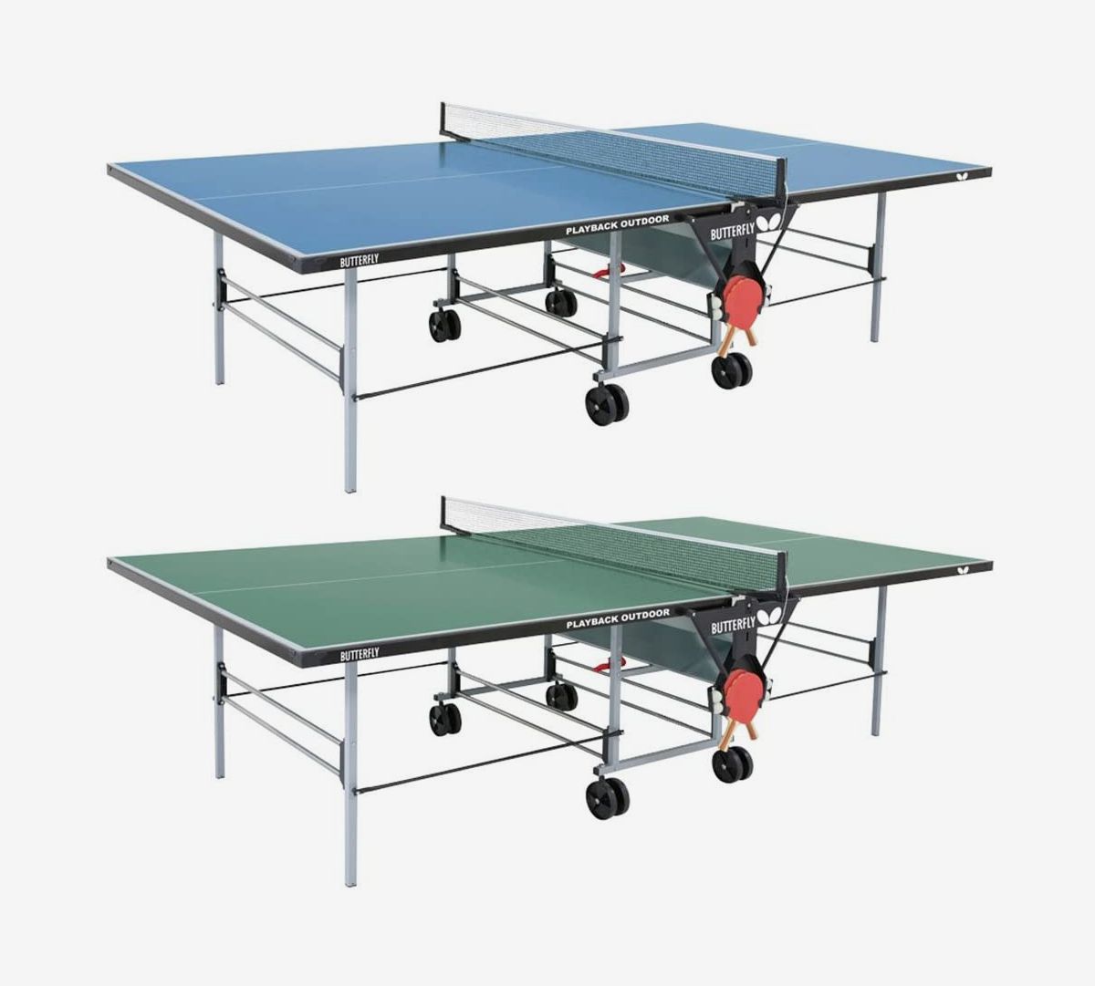 WIN.MAX Table de Ping Pong Pliable Tennis de Table Pliante 9 Pieds