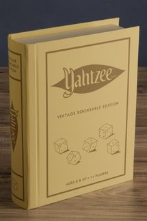 Yahtzee Linen Book Vintage Edition Board Game