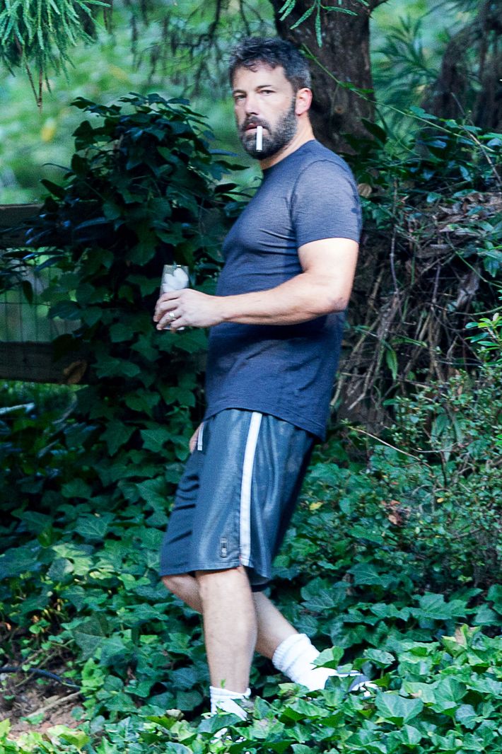 Ben Affleck Smoking Through The Pain Of Existence