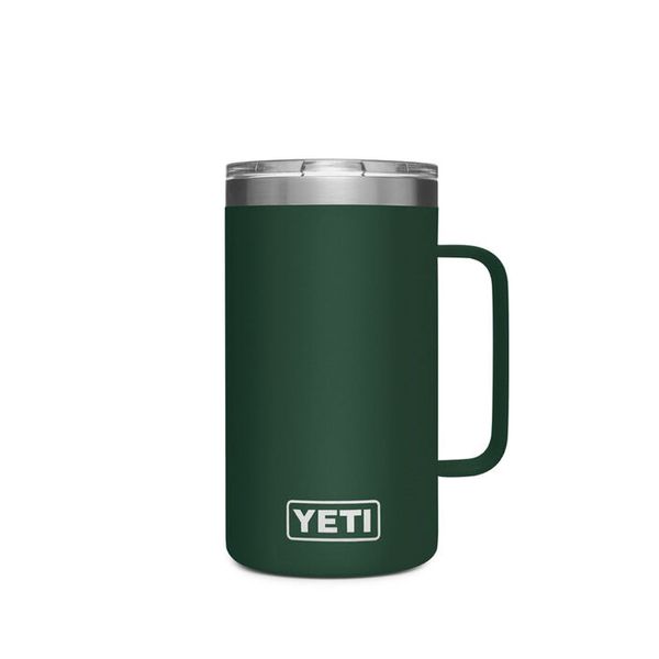 Yeti 14 oz Rambler Northwoods Green Mug