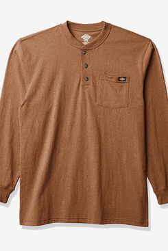 Dickies Men’s Long Sleeve Heavyweight Henley