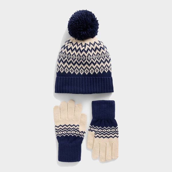 Gap Kids CashSoft Fair Isle Hat & Gloves Set