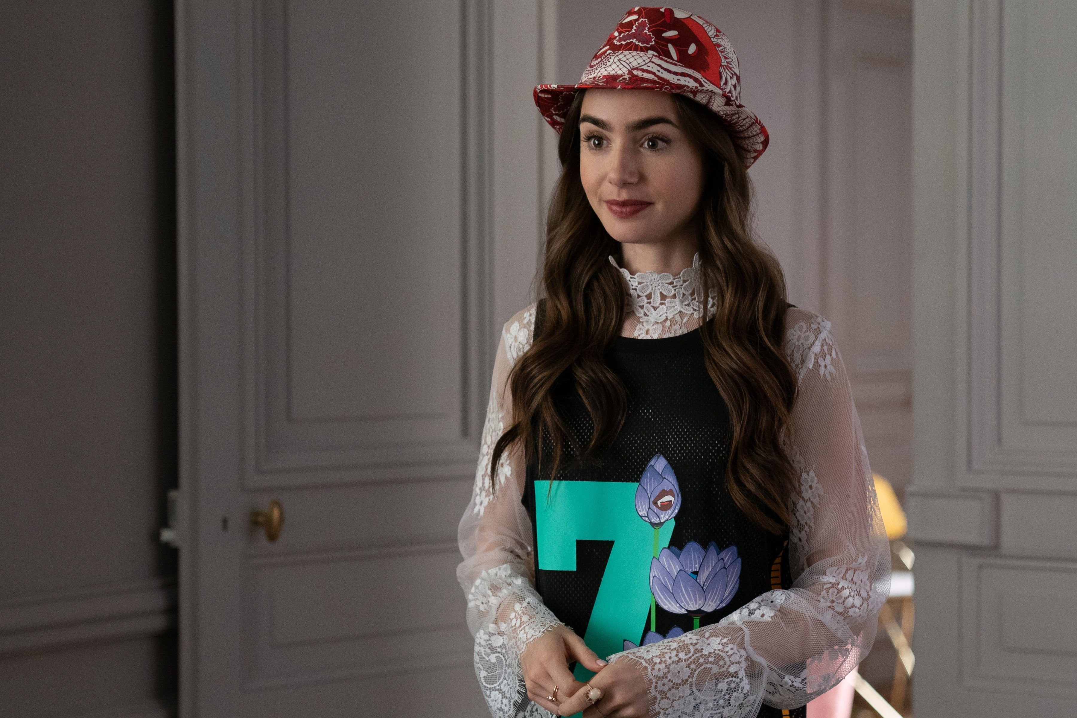 12 of Lily Collins' most stylish outfits on Emily in Paris season