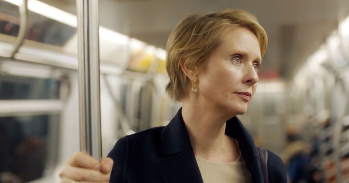 Cynthia Nixon Delayed by Subway As She Tries to Fix Subway