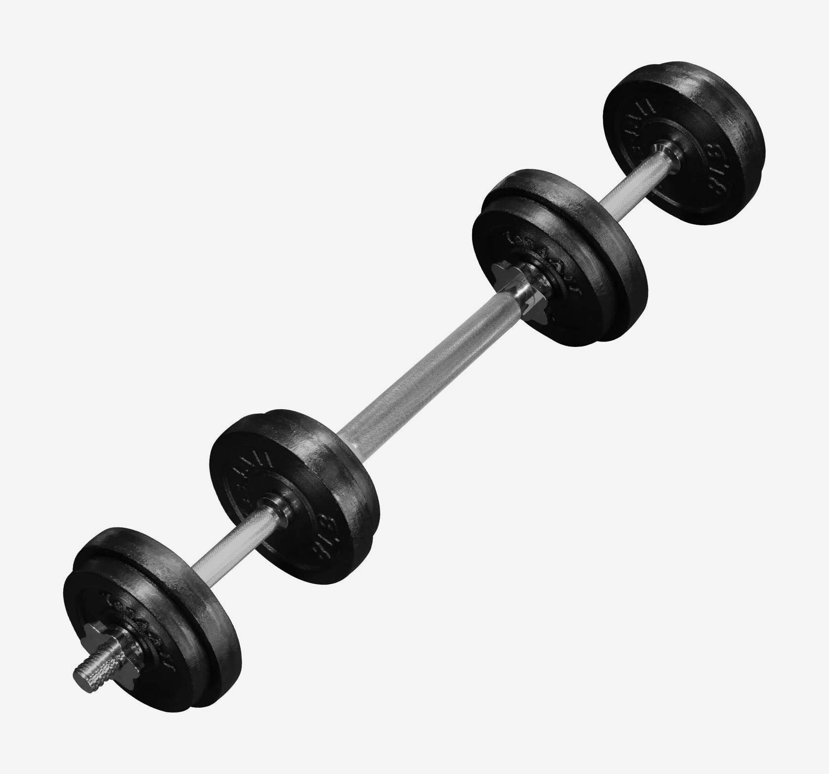 Barbell 3 in 1 Strength Training Equipment XINYI Adjustable Dumbbell Set Home Gym Free Weights Lifting,Bench Press Dumbells