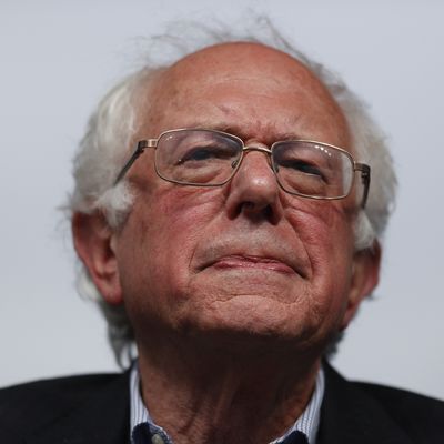 Presidential Candidate Bernie Sanders Holds Election Night Rally