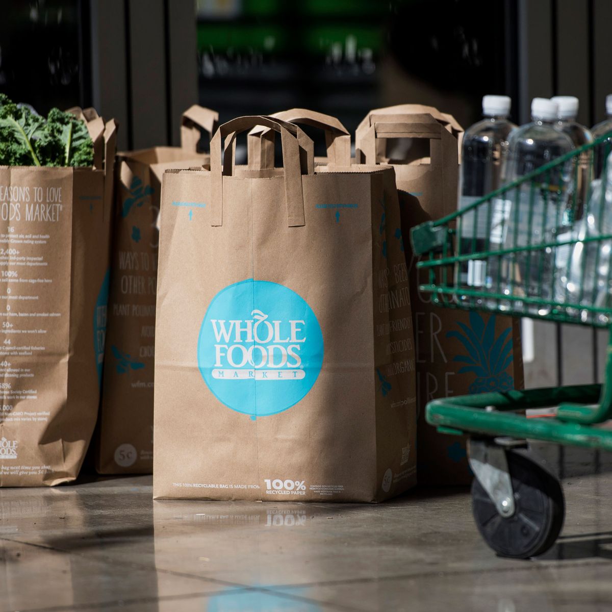 Whole Foods Shopping Trolley Cart 2024 favors