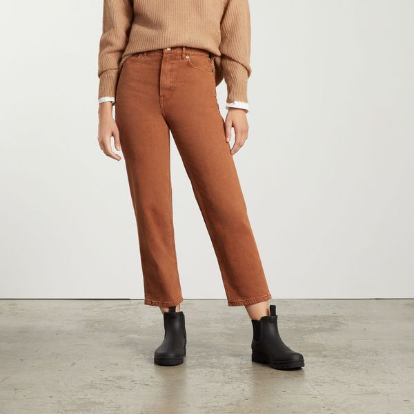 Everlane the Way High Jean in Archroma Rich Earth