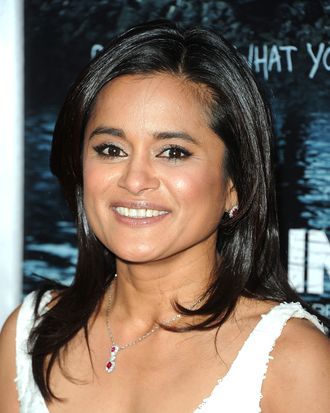 Writer Veena Sud arrives at AMC's 'The Killing' Season 2 Los Angeles Premiere at ArcLight Cinemas on March 26, 2012 in Hollywood, California.