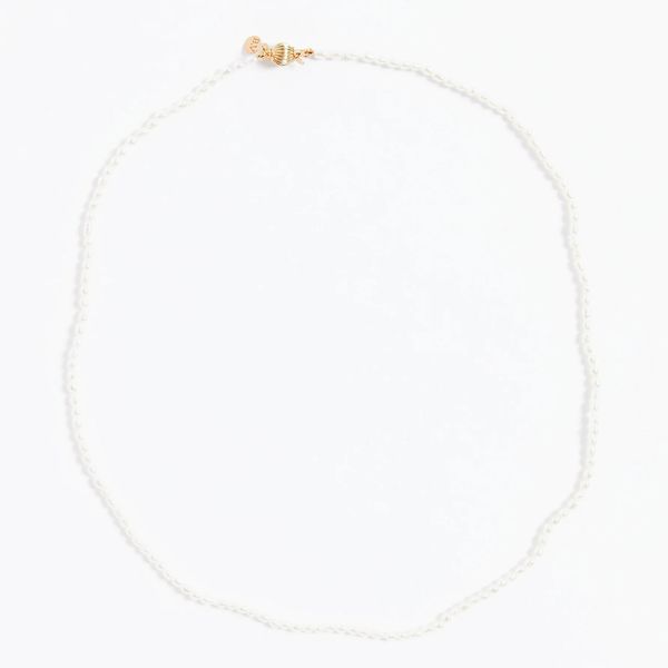 Beatrice Valenzuela Brujeria Necklace in Rice Pearl