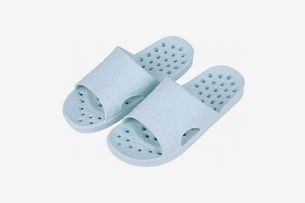 2PCS Women Men Bath Slipper Anti-Slip Indoor Home House Sandal Bathroom Slide Water Shoes,E 
