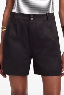 Madewell The Drapey Twill Pleated Short