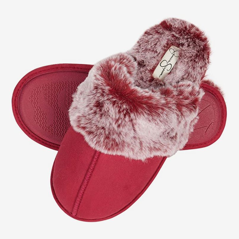 Mens Womens Winter Felt Slippers House Shoes,House Slippers Memory Foam Slippers,Warm Cosy Non Slip Indoor Outdoor Home Slippers with Rubber Sole 