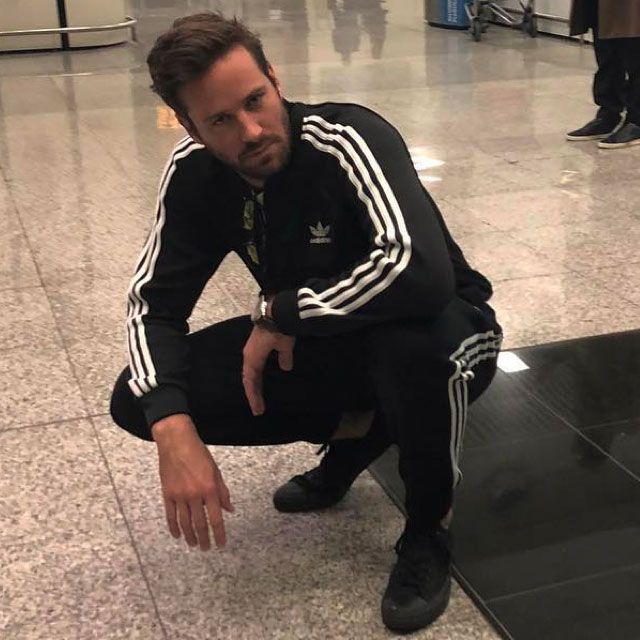 armie hammer adidas tracksuit