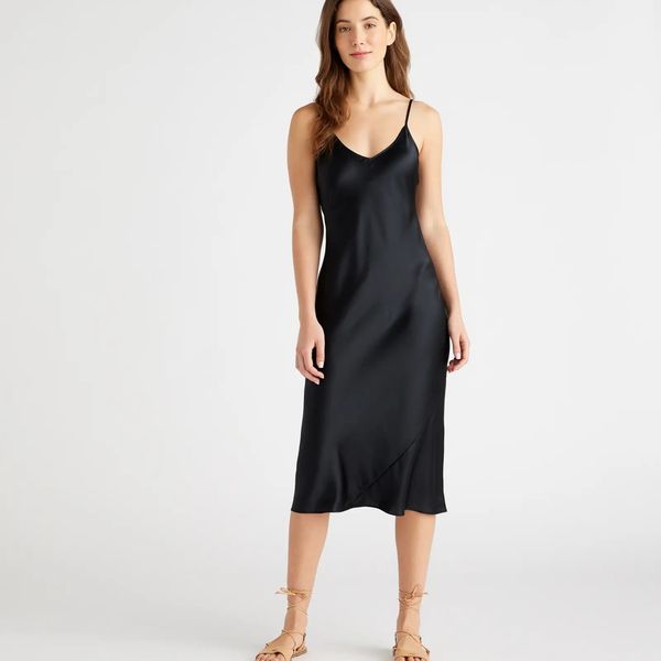 Quince 100% Washable Silk Slip Dress