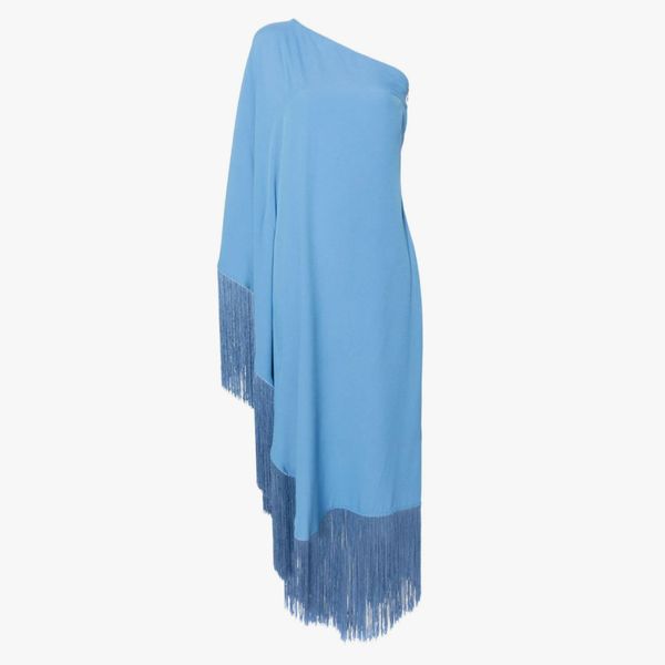 Taller Marmo Spritz Fringed Midi Dress