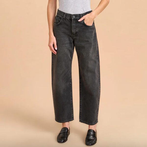 La Ligne Marilyn Mid-Rise Barrel Jean